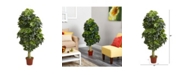 Nearly Natural Schefflera Artificial Tree Real Touch